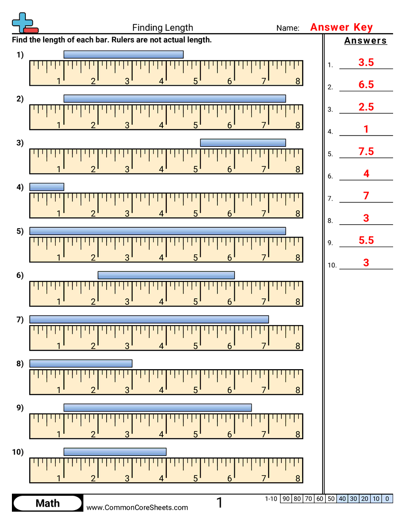 Finding Length Worksheet Download