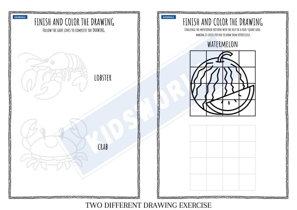 Finish The Drawing II Printable Activities For Kids Kids Busy Coloring Pages 50 Pages Drawing Practice For Kids Instant Download PDF Etsy Finish The Drawing II Printable Activities For Kids Kids Busy Coloring Pages 50 Pages Drawing Practice For Kids Instant Download PDF Etsy