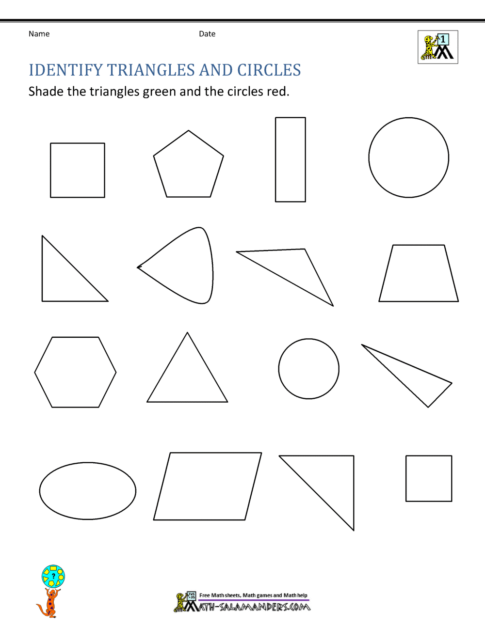 First Grade Geometry First Grade Geometry