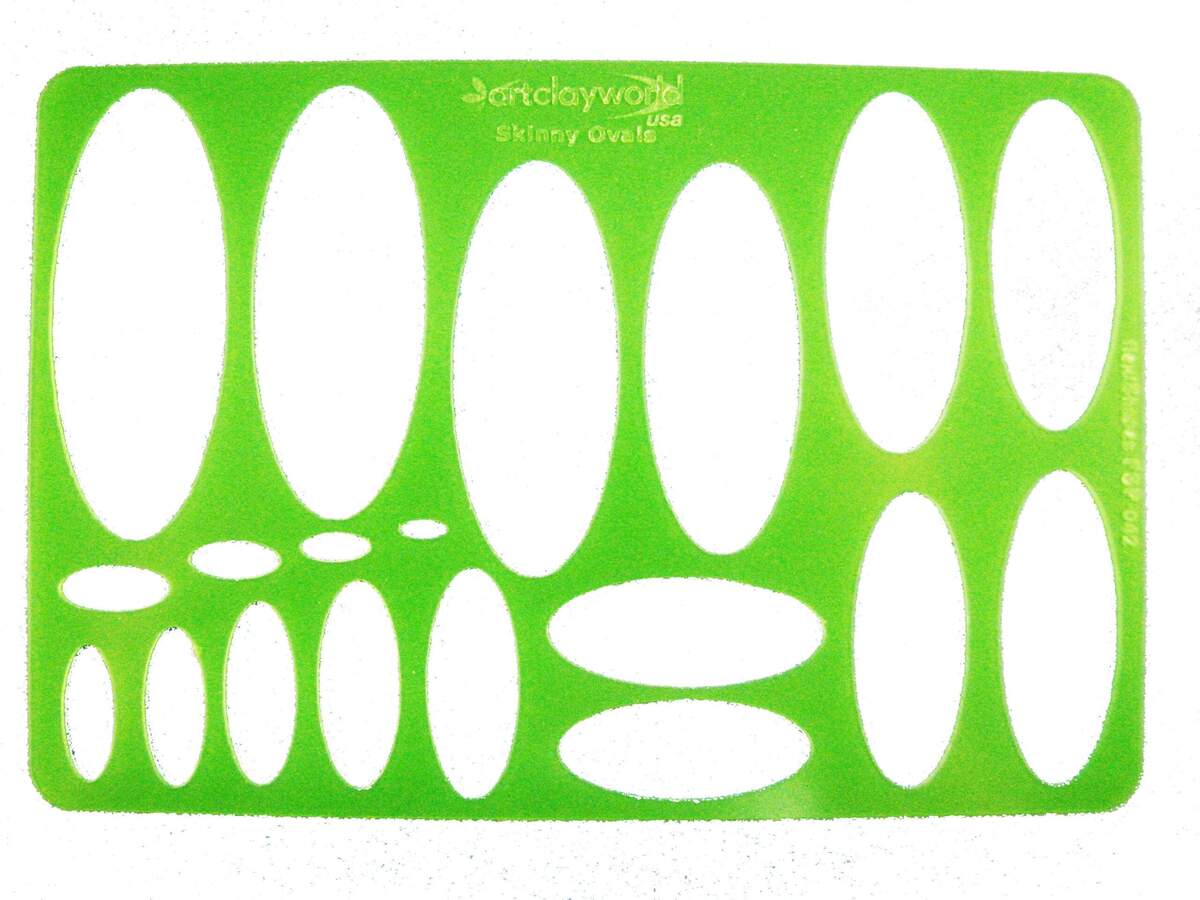 Flexishape Skinny Ovals Template Etsy