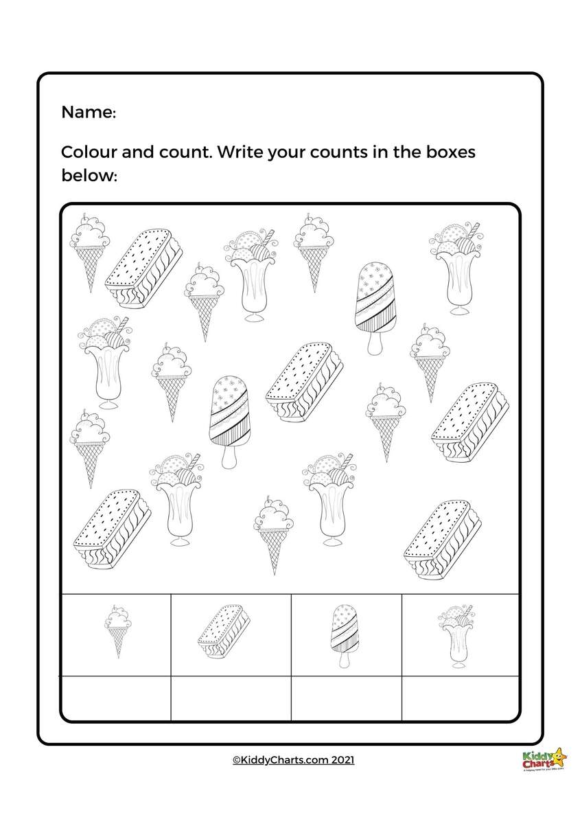 Food Math Worksheets Fun With Preschool Math KiddyCharts Shop Food Math Worksheets Fun With Preschool Math KiddyCharts Shop