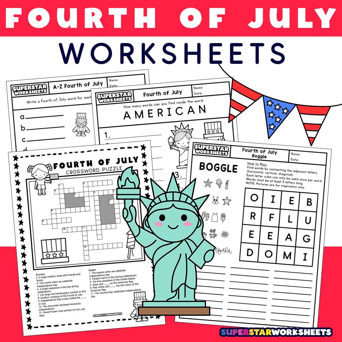 Fourth Of July Worksheets Free Printables Superstar Worksheets Fourth Of July Worksheets Free Printables Superstar Worksheets