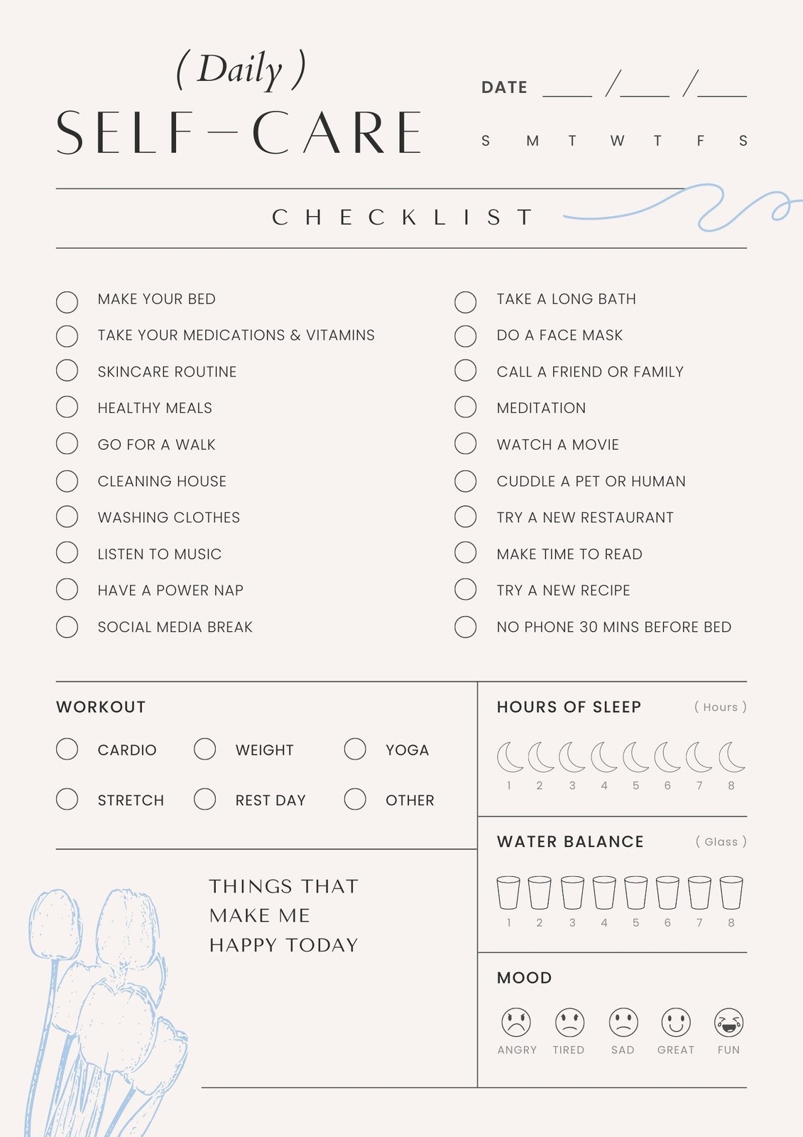 The Self Care Wheel Wellness Worksheets Activities PDF
