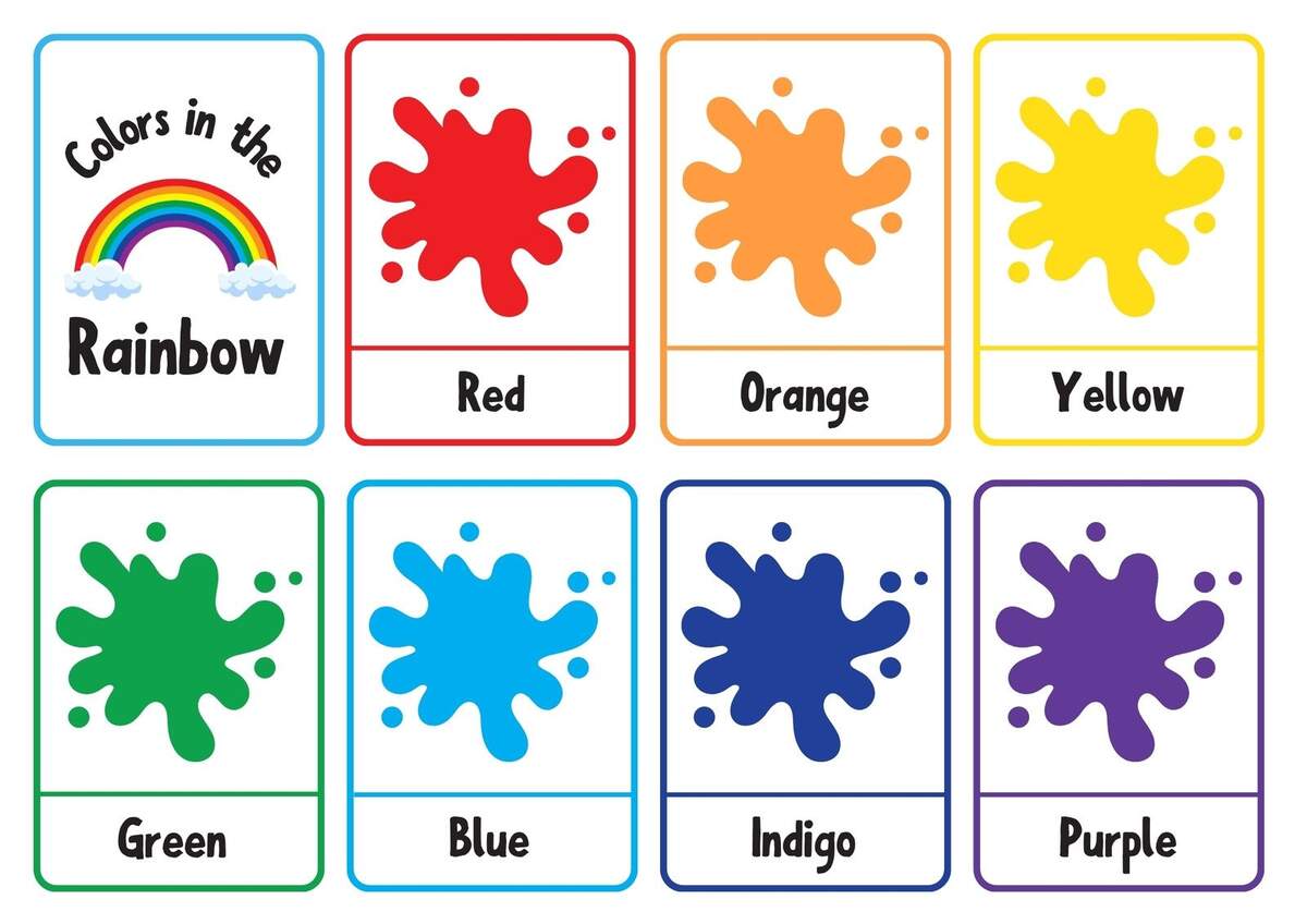 Free Color Flashcard Templates To Edit And Print Canva Free Color Flashcard Templates To Edit And Print Canva