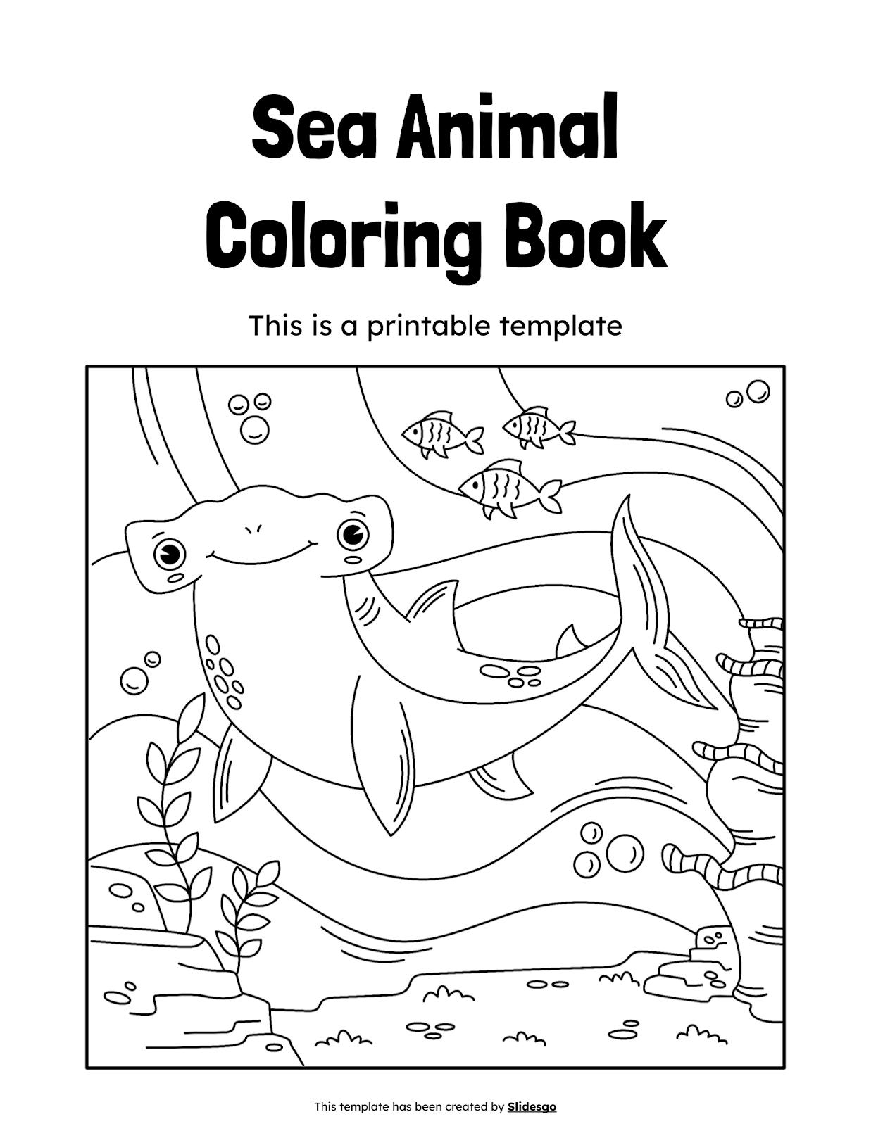 Free Coloring Book Google Slides And Powerpoint Templates