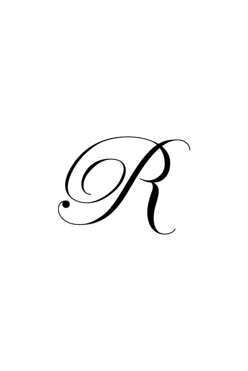 Free Cursive Letters Printable Royal Fancy Capital R Free Cursive Letters Printable Royal Fancy Capital R