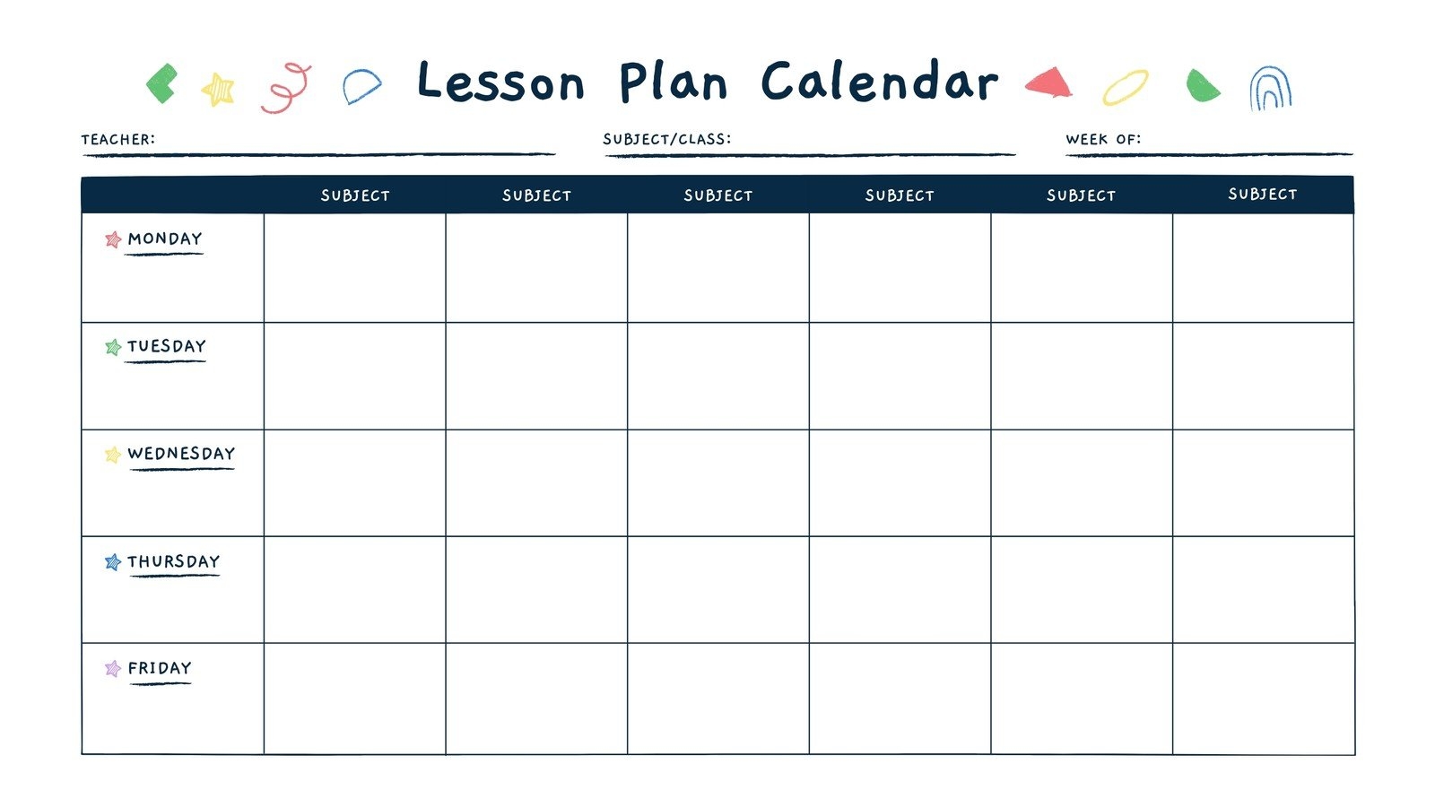 Free Custom Printable Classroom Calendar Templates Canva Free Custom Printable Classroom Calendar Templates Canva