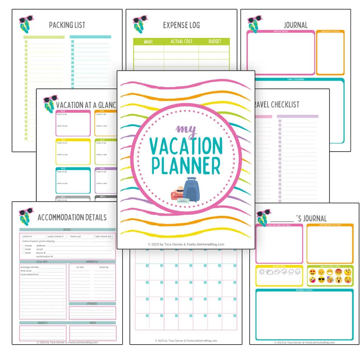 FREE Printable Travel Planner This Big Adventure