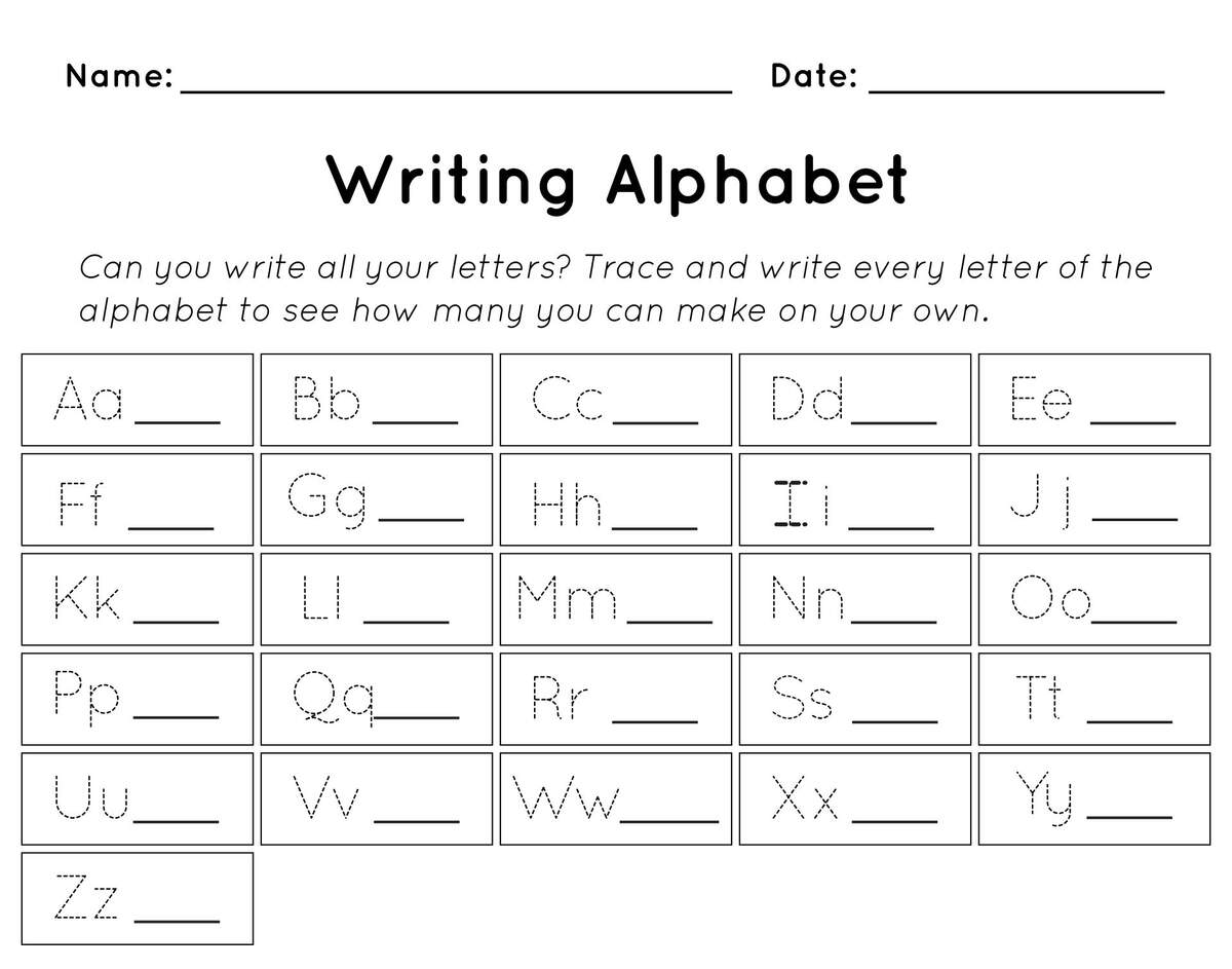 FREE Free Printable Preschool Worksheets Tracing Letters Worksheets Library