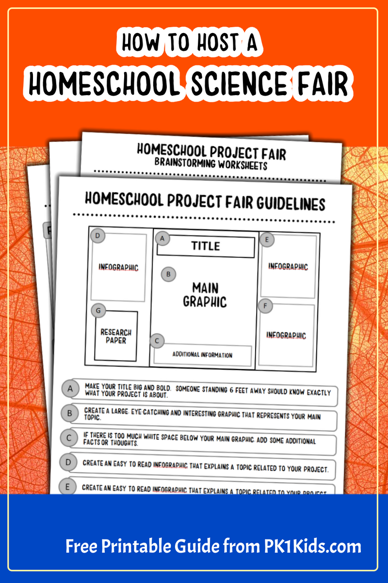 Free Homeschool Science Project Fair Printable Guide PK1Kids
