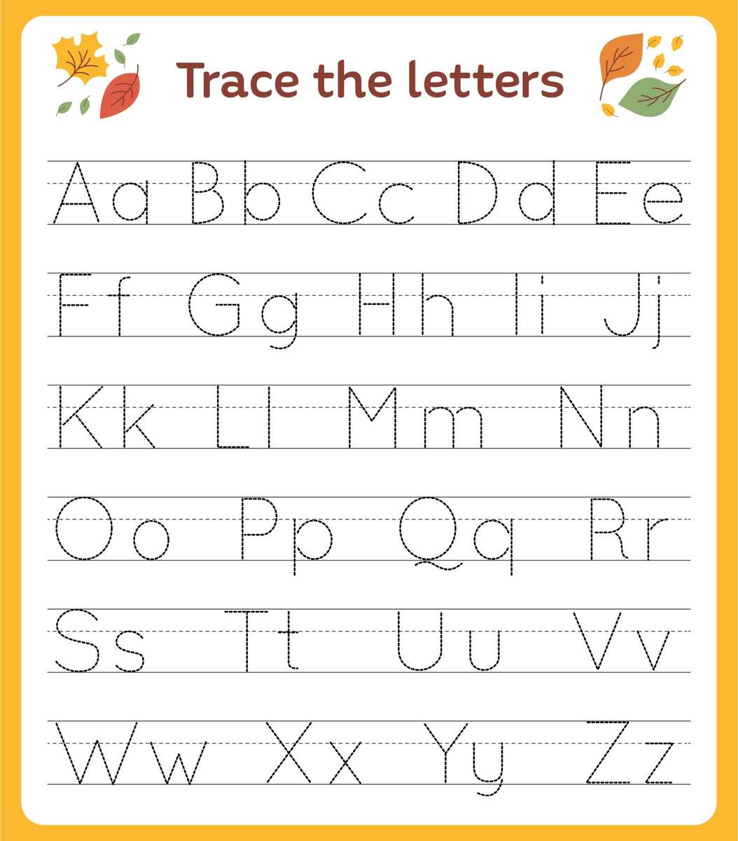 Free Printable Alphabet Book Alphabet Worksheets For Pre K And K Worksheets Library
