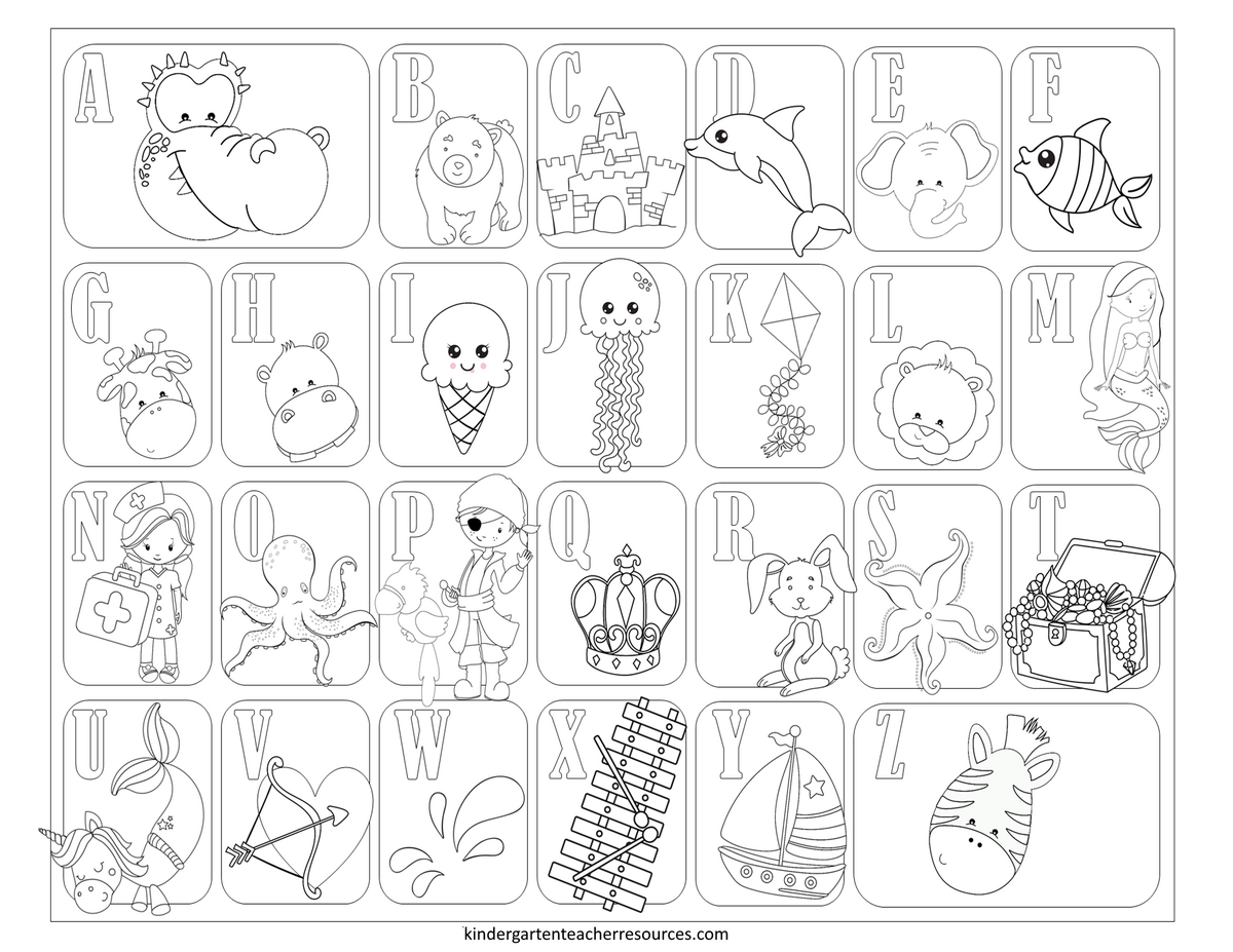 Free Printable Coloring Pages For Kindergarten