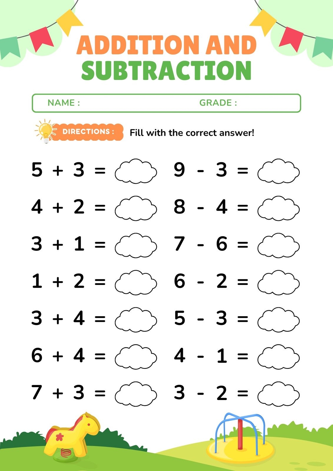 Free Printable Customizable Math Worksheets Canva Free Printable Customizable Math Worksheets Canva