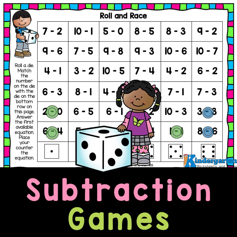 FREE Printable Subtraction Games For Kindergarten Worksheets Library FREE Printable Subtraction Games For Kindergarten Worksheets Library
