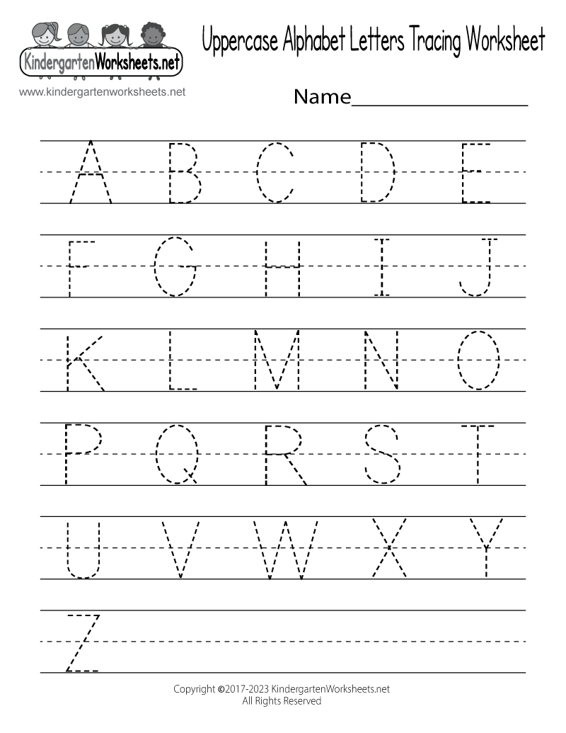 Free Printable Uppercase Alphabet Letters Tracing Worksheet Free Custom Printable Handwriting Worksheet Templates Canva