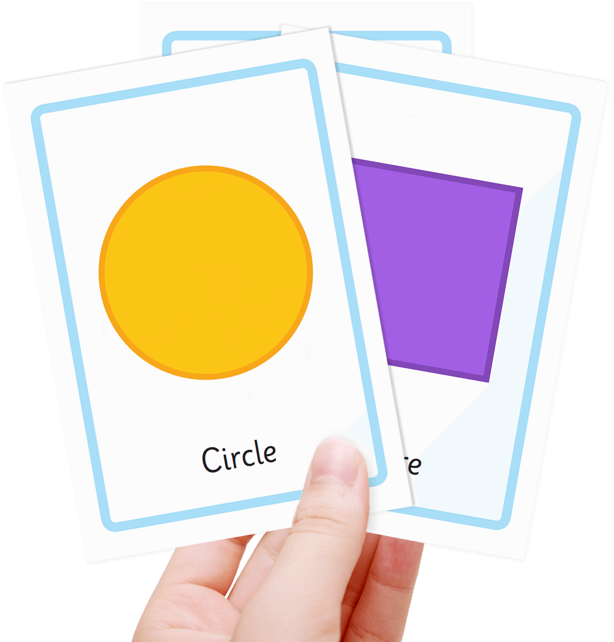 Free Shape Flashcards For Kids Totcards