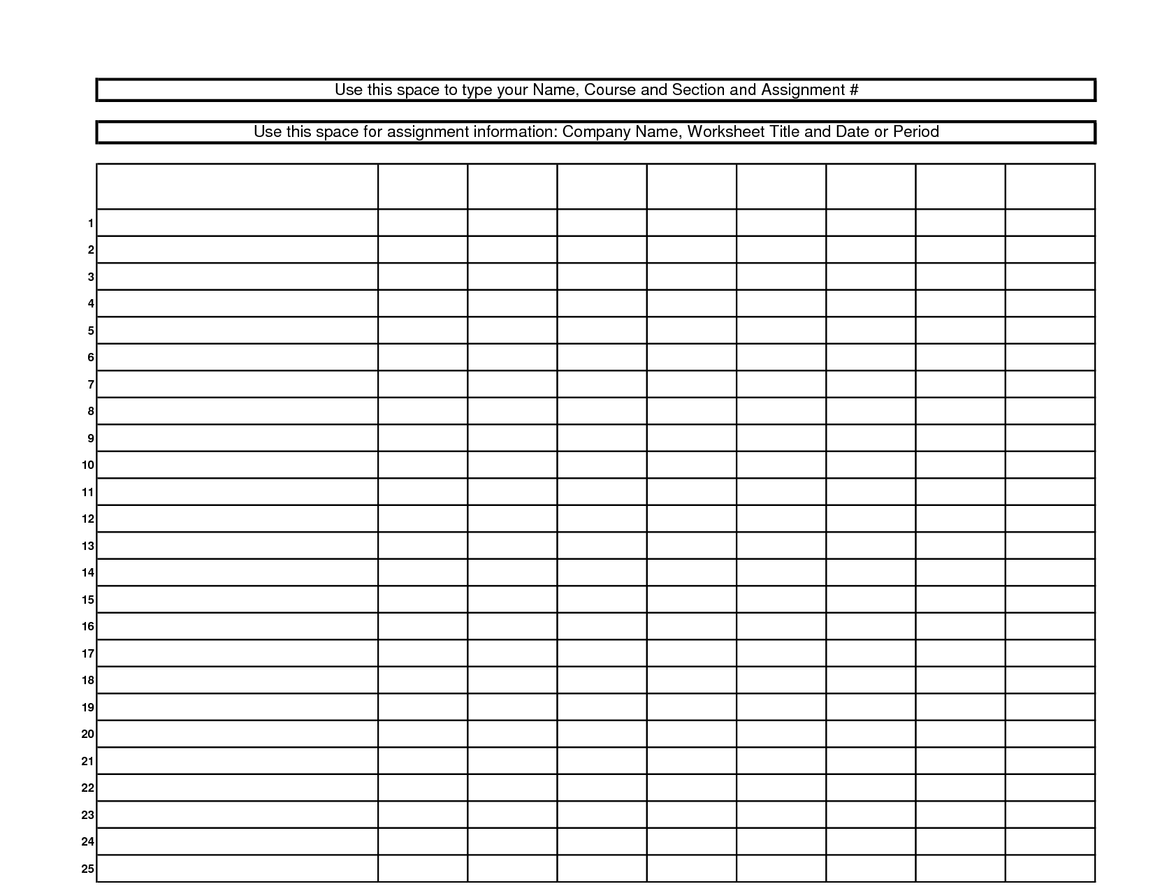 Free Spreadsheet With 11 Columns Free Spreadsheets Spreadsheet Printable Chart
