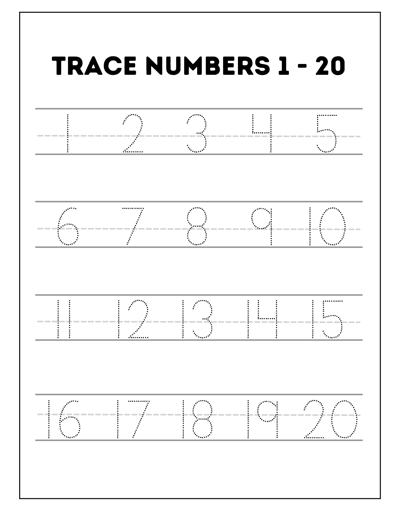 Free Writing Numbers 1 To 20 Worksheets The Teaching Aunt Worksheets Library Free Writing Numbers 1 To 20 Worksheets The Teaching Aunt Worksheets Library