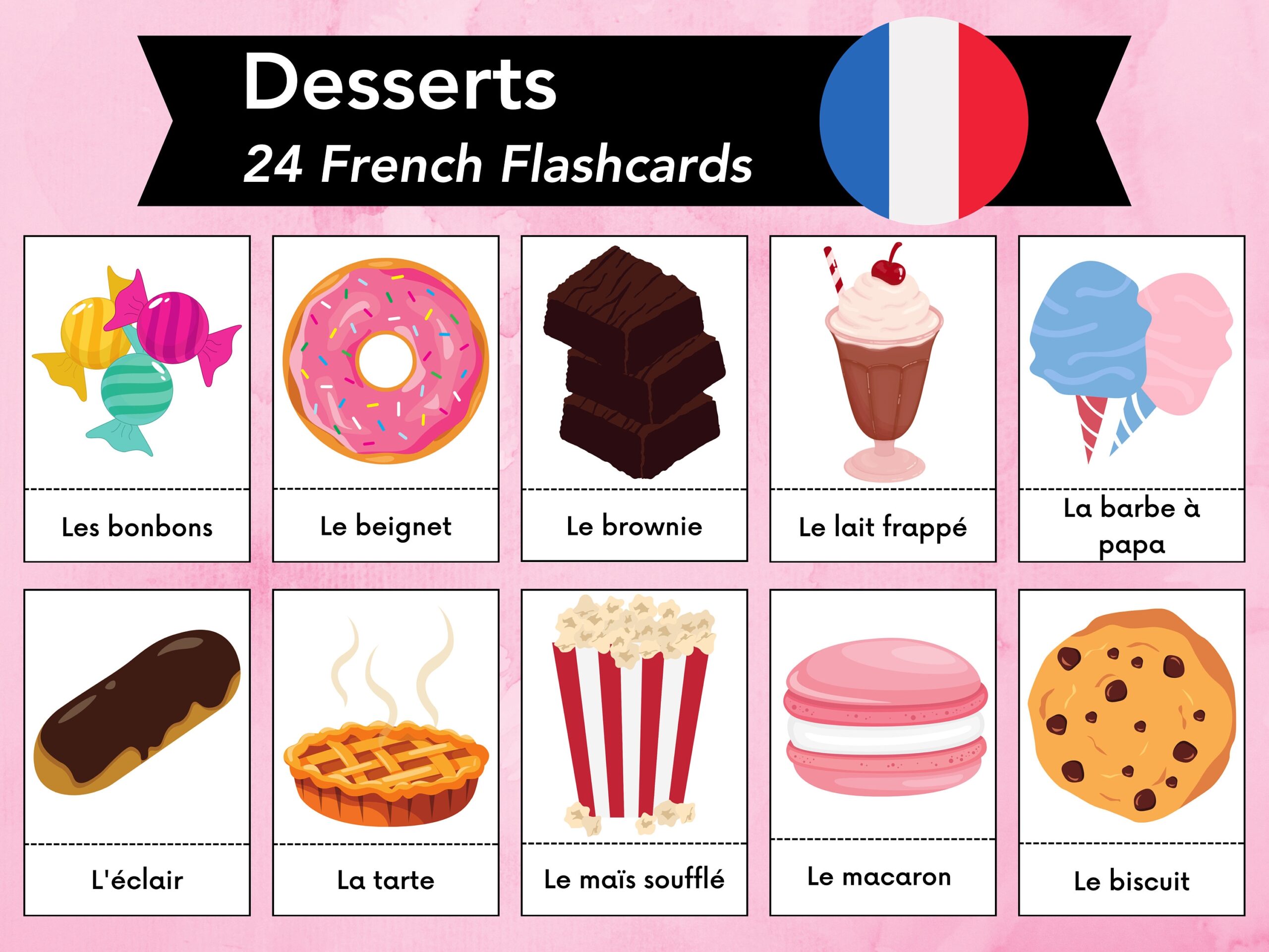 French Flashcards For Beginners Fruit Made By Teachers