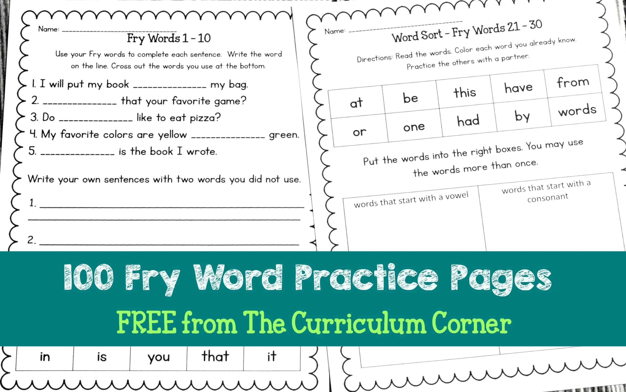 Read It Trace It Write It Fry S First 100 Sight Words Fun Early Learning