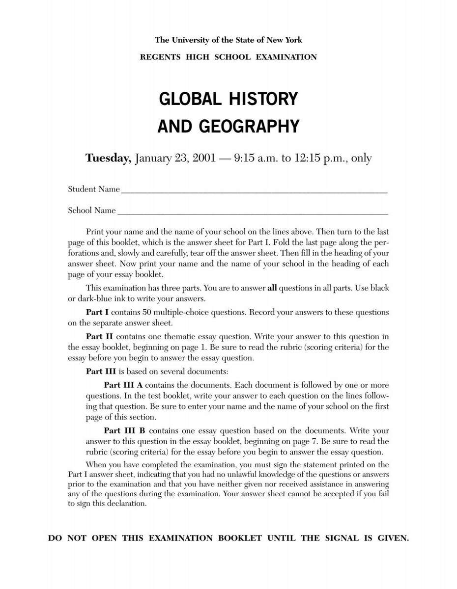 2023 August NY Regents United States History And Government Framework Sara Cowley Library Formative