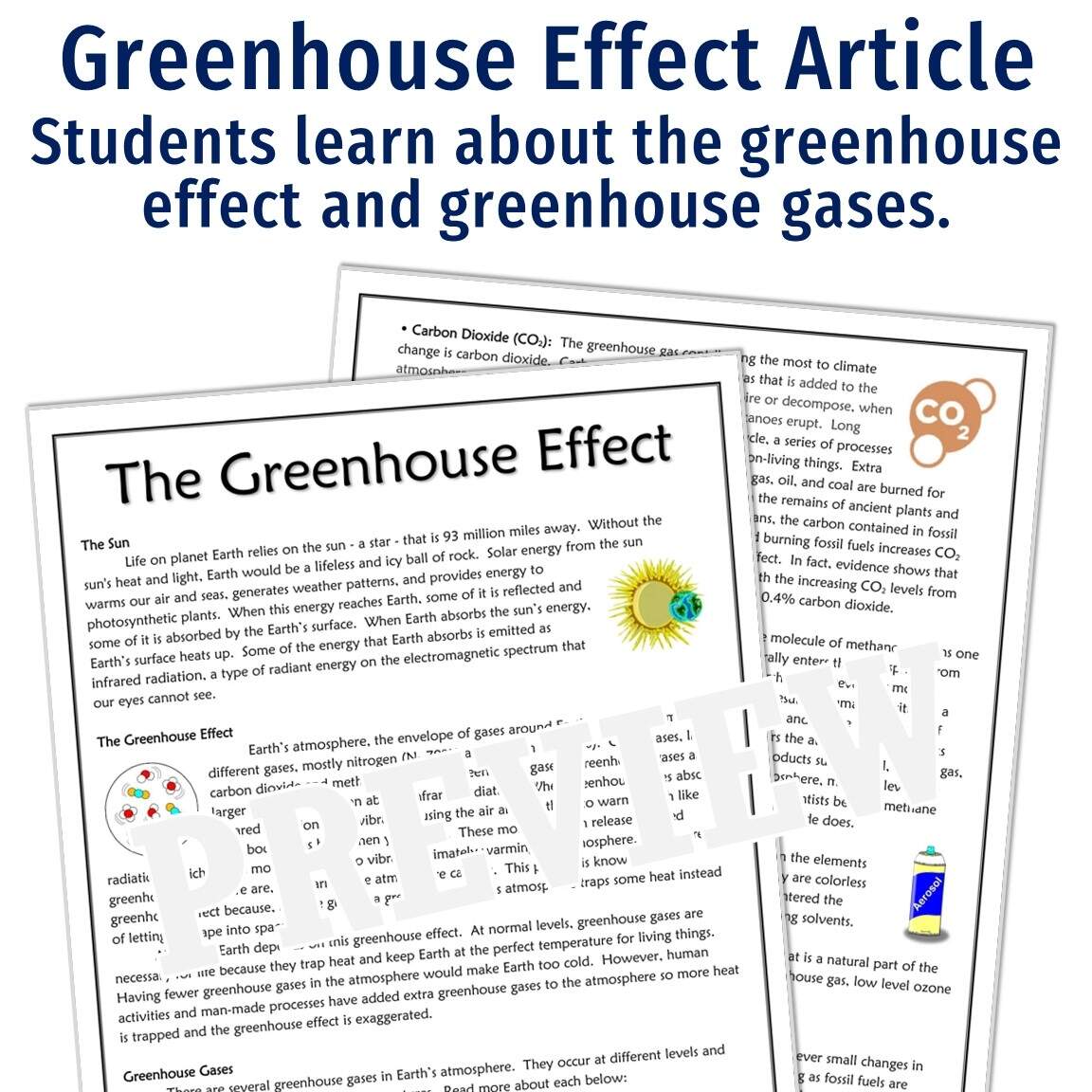 English For Kids Step By Step Global Warming Reading Comprehension Worksheets Flashcards