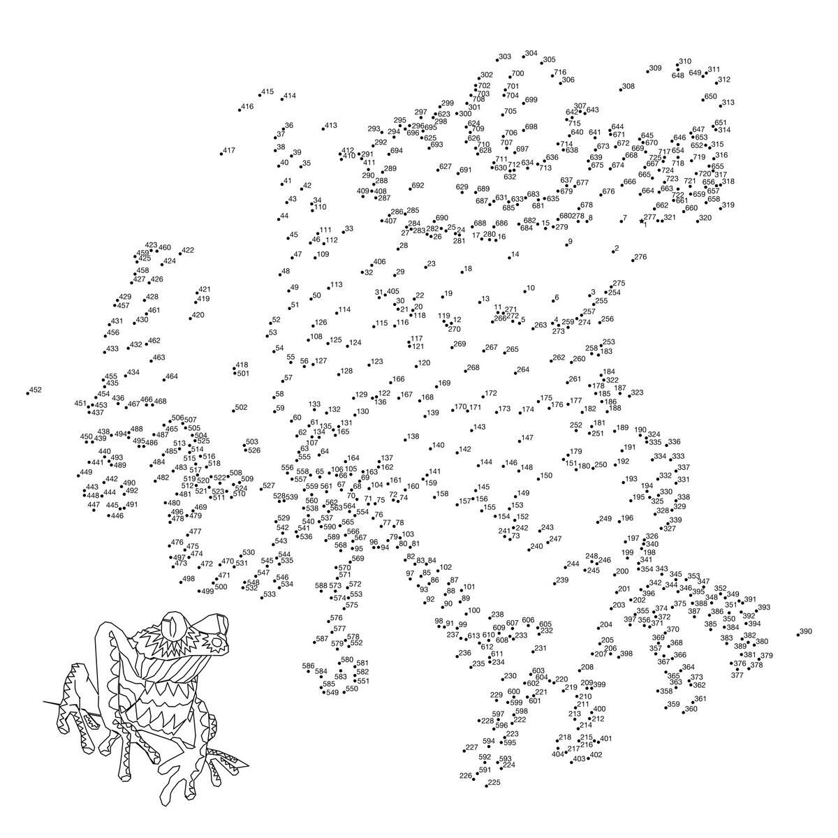 Hard Dot To Dot For Adults 10 Free PDF Printables Printablee Connect The Dots For Adults Best Coloring Pages For Kids