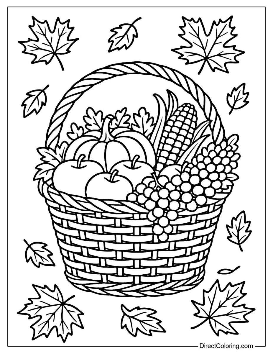 Harvest Coloring Pages Free PDF To Download And Print Harvest Coloring Pages Free PDF To Download And Print