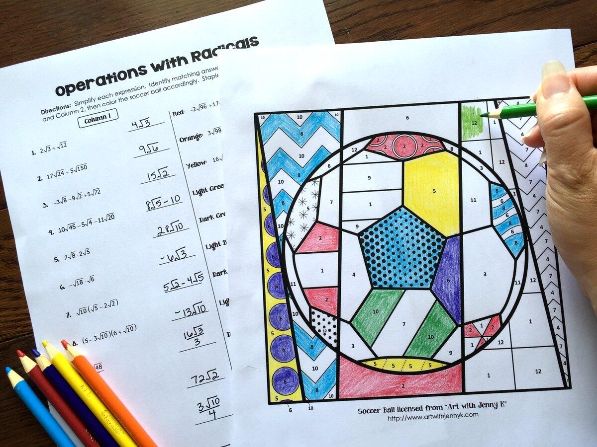 Highschoolmath Algebra Mathfun Iteachmath Operations With Radicals Coloring Activity Https T Co 1xxDDE9jIt Highschoolmath Algebra Mathfun Iteachmath Operations With Radicals Coloring Activity Https T Co 1xxDDE9jIt