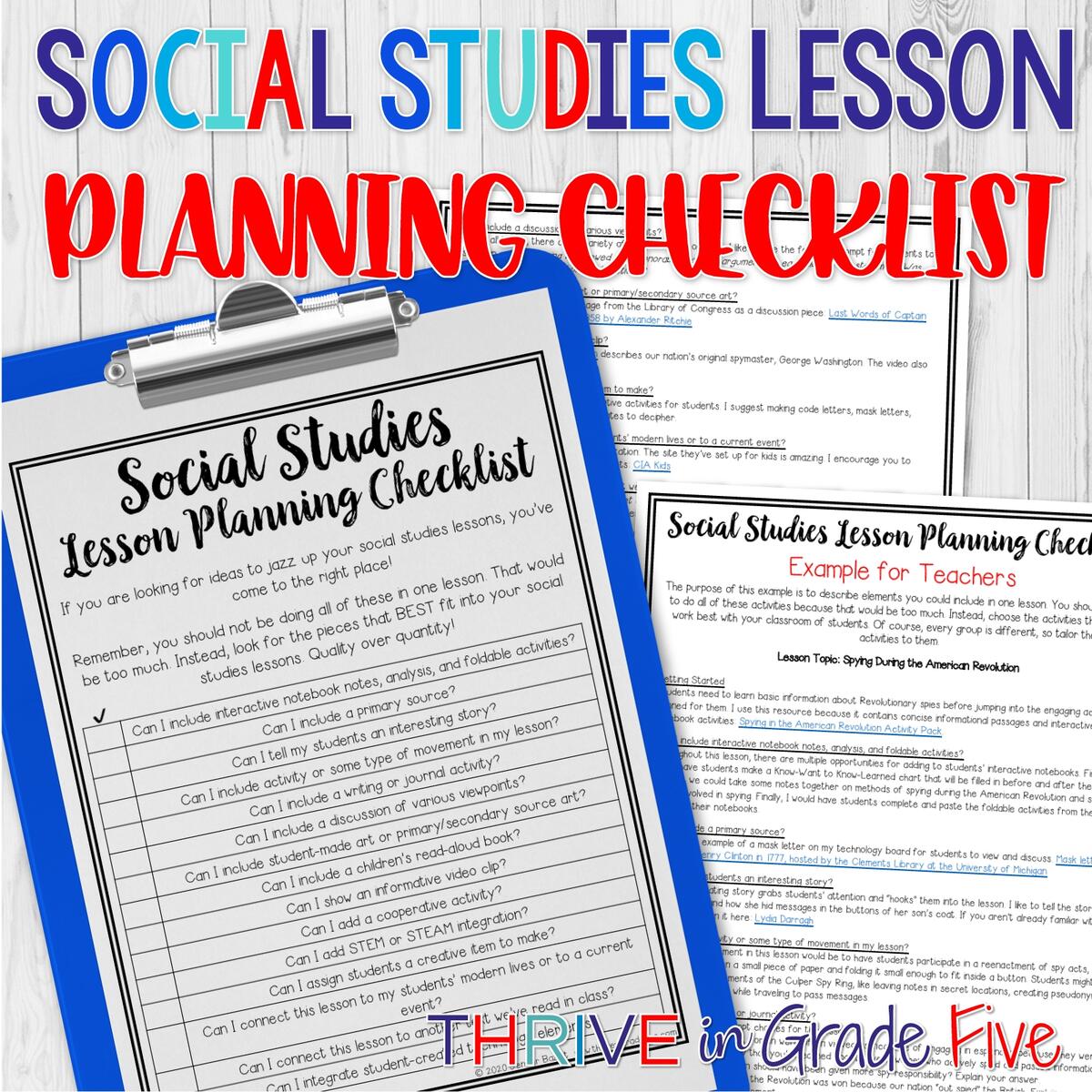 How I Teach 5th Grade Social Studies Thrive In Grade Five