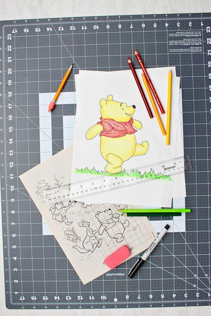 How To Enlarge A Drawing To Scale With A Grid Welcome To Nana S