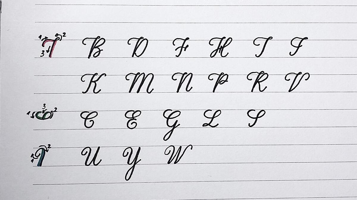 I M Experimenting To Construct An Easy Instruction On How To Write The Cursive Uppercase Letters By Grouping Them According To Basic Strokes R Calligraphy I M Experimenting To Construct An Easy Instruction On How To Write The Cursive Uppercase Letters By Grouping Them According To Basic Strokes R Calligraphy