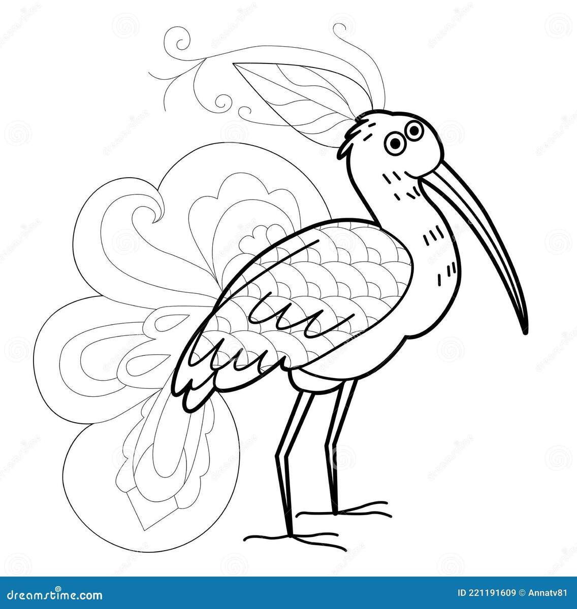 Ibis Coloring Stock Illustrations 71 Ibis Coloring Stock Illustrations Vectors Clipart Dreamstime
