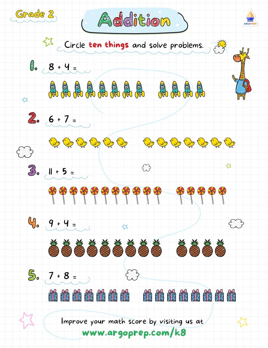 Kindergarten Subtraction Decomposing Numbers Worksheets For Free ArgoPrep