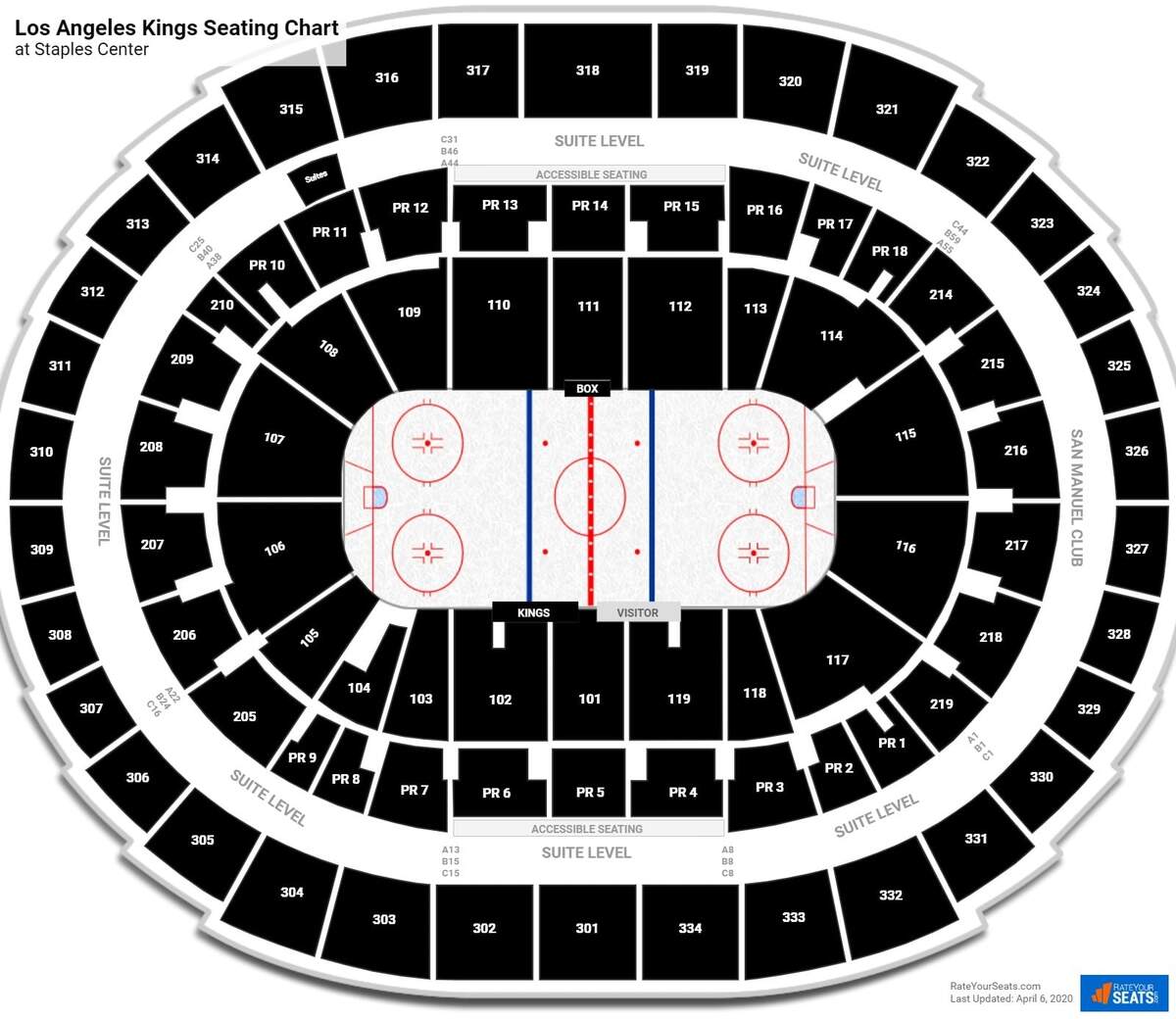 Vintage Staples Center Seating Chart Print Photo Matte Or Canvas Etsy