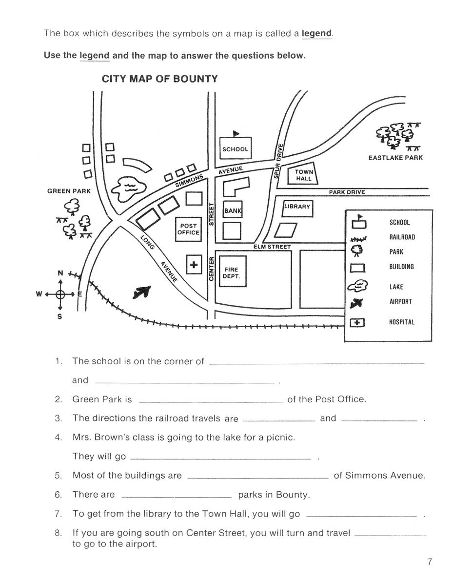 MAP SKILLS Compass Map Symbols And Legends Activities Made By Teachers MAP SKILLS Compass Map Symbols And Legends Activities Made By Teachers
