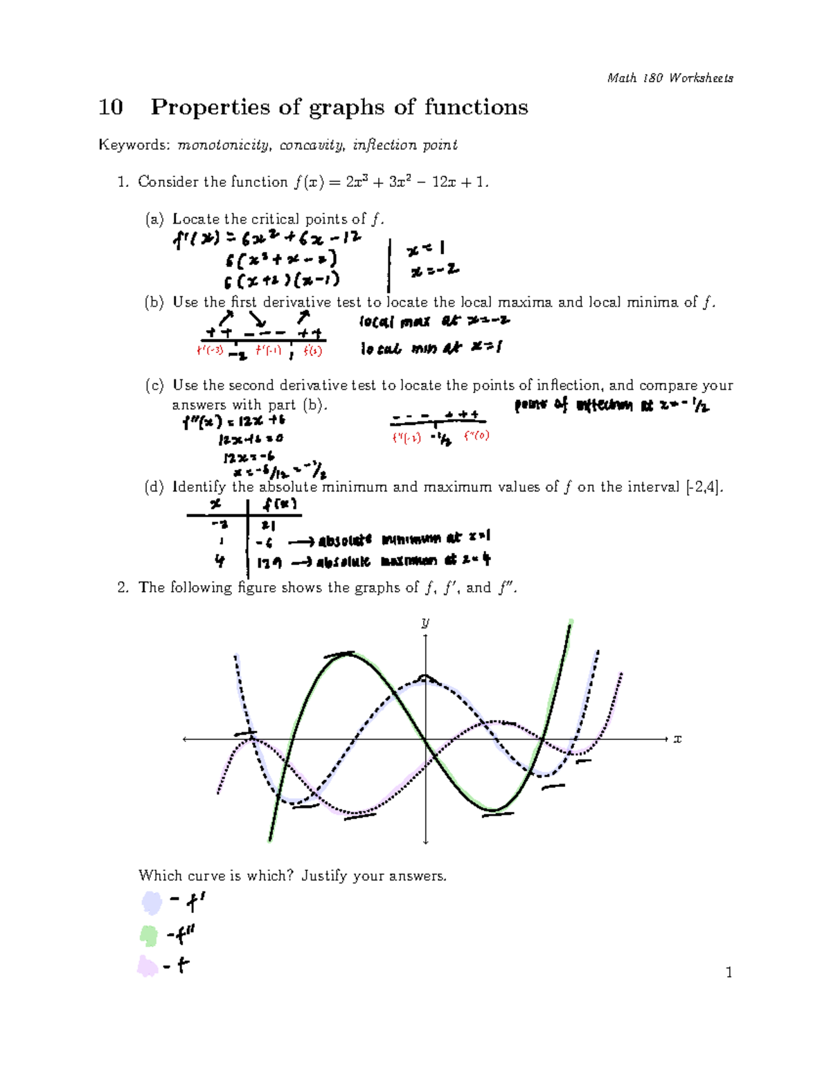 Math 180 Final Exam Calculus 1 Worksheets And Solutions Studocu