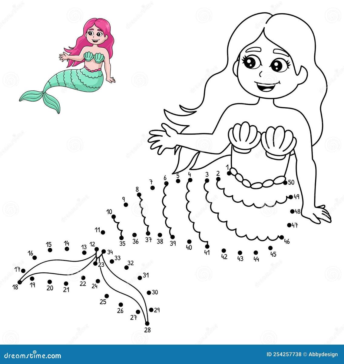 Mermaid Dot To Stock Illustrations 63 Mermaid Dot To Stock Illustrations Vectors Clipart Dreamstime