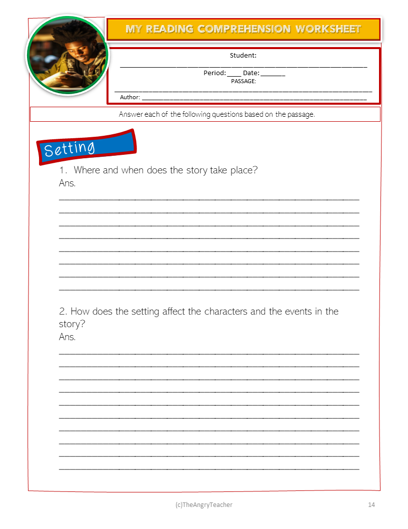 16 Comprehension Reading English Worksheets Free PDF At Worksheeto