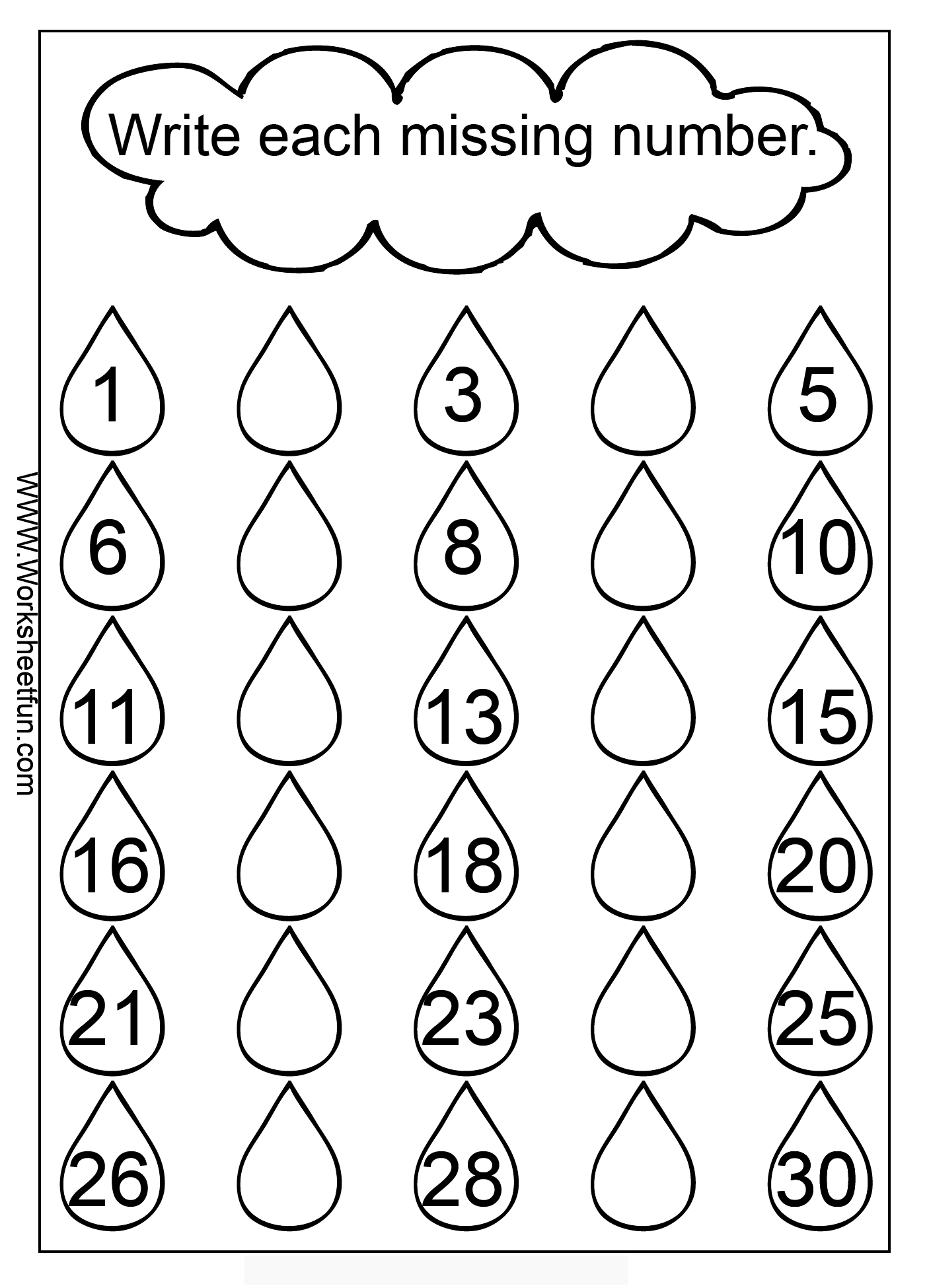 Missing Numbers 1 30 Three Worksheets Kindergarten Worksheets Library Missing Numbers 1 30 Three Worksheets Kindergarten Worksheets Library