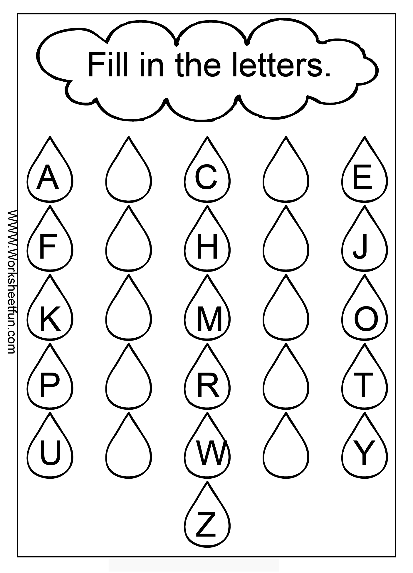 Missing Uppercase Letters Missing Capital Letters FREE Printable Worksheets Worksheetfun Capital Letters Worksheet For 1st Grade Worksheets Library