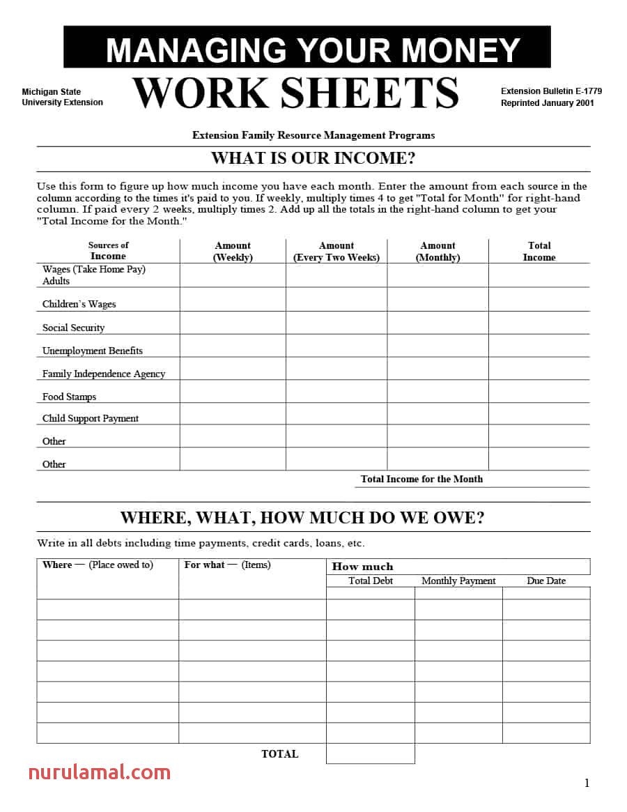 Money Matters A Free Printable Budget Planner To Master Your Family Finances Kids Activities Blog