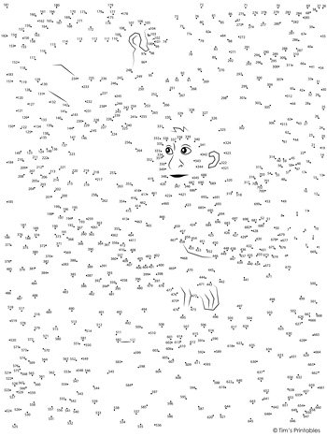 Connect The Dots And Coloring Page Monkey Stock Vector Image Art Alamy