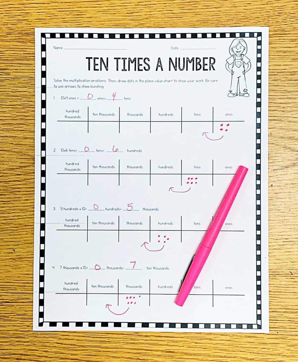 Multiplying By Tens And Hundreds Ashleigh S Education Journey
