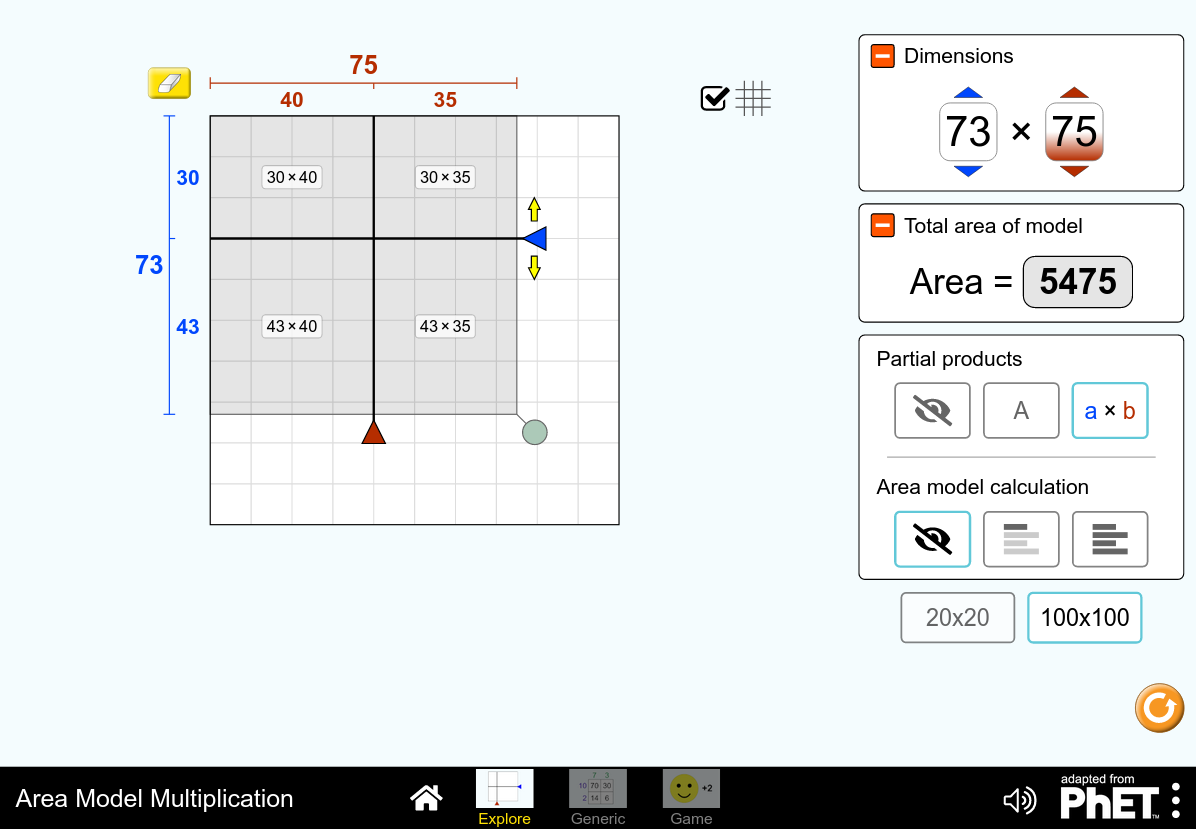 Multiplying With The Area Model Grades 4 5