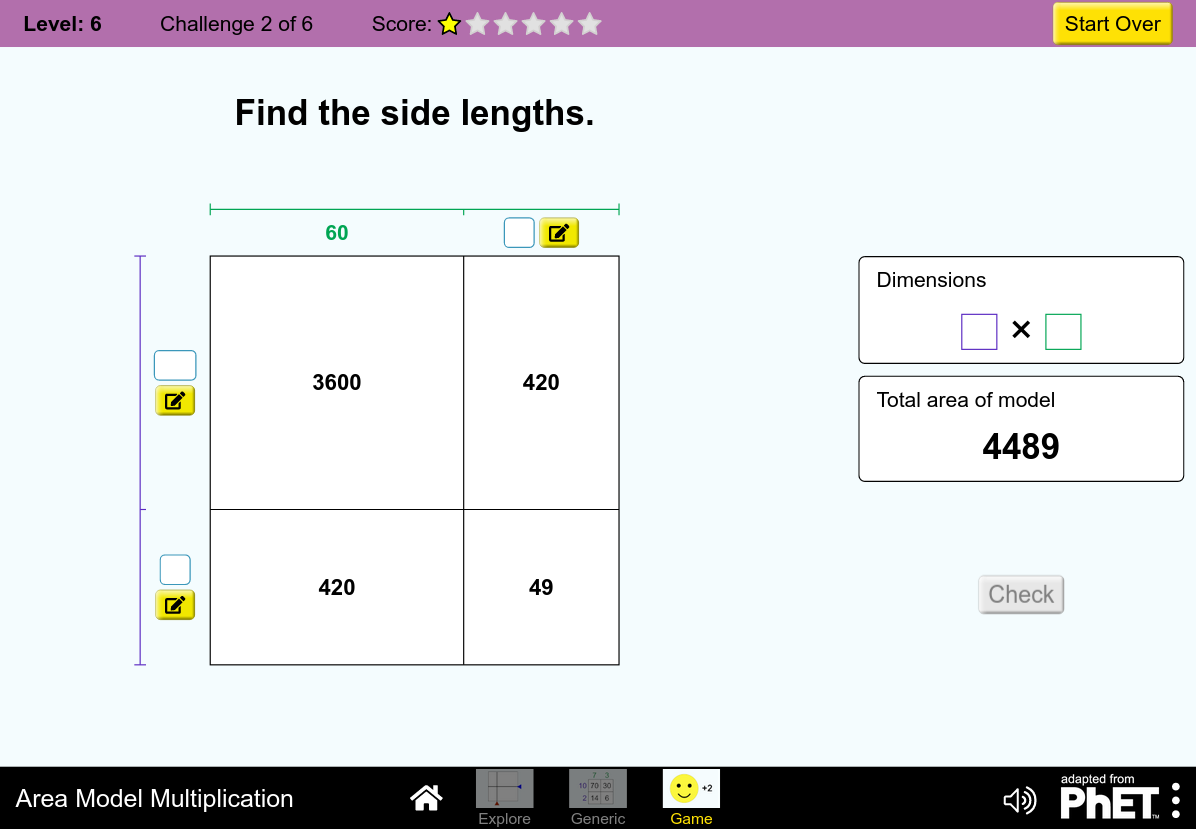 Multiplying With The Area Model grades 4 5