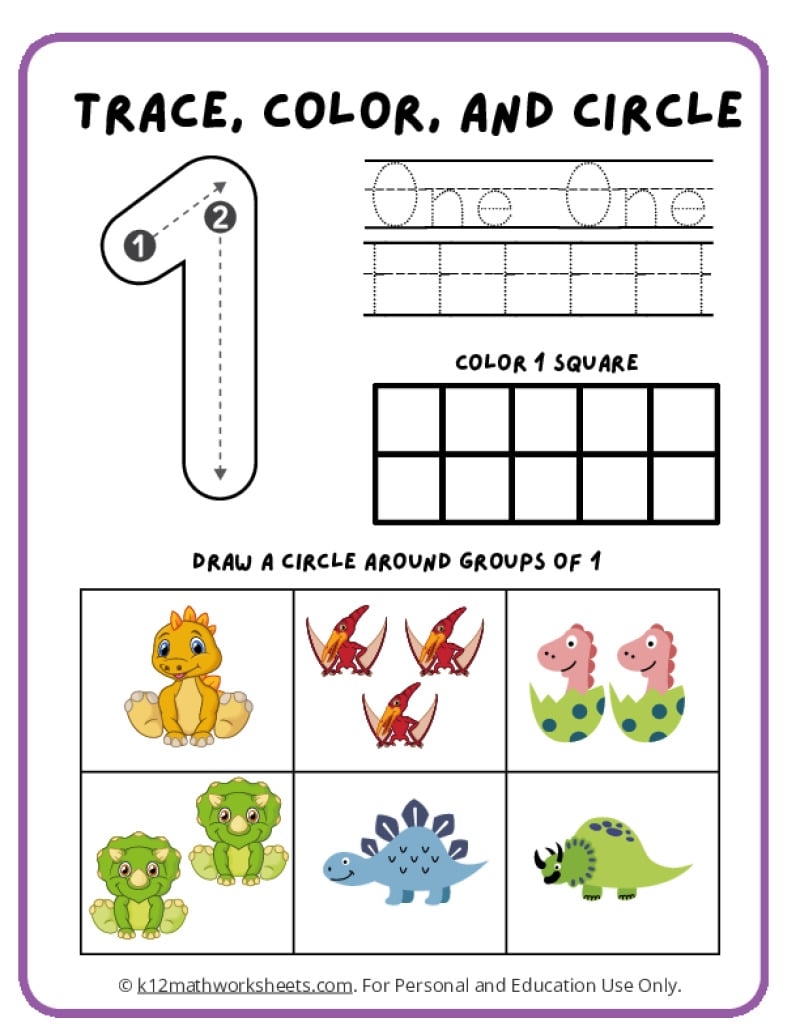 Number Tracing Worksheets Color Your Way To Number Mastery Engaging 1 10 Number Tracing Prek Worksheet Coloring Book Made By Teachers