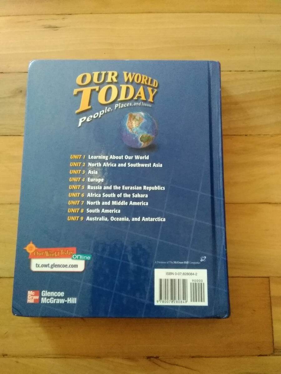 STUDENT EDITION GLENCOE EXPLORING OUR WORLD People Places Cultures Good Cond EBay