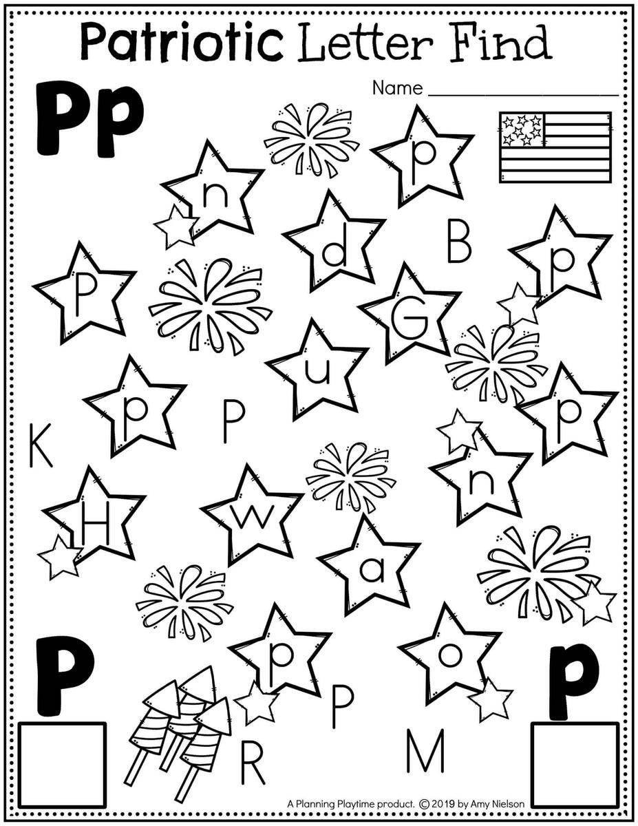 Patriotic Preschool Activities Planning Playtime