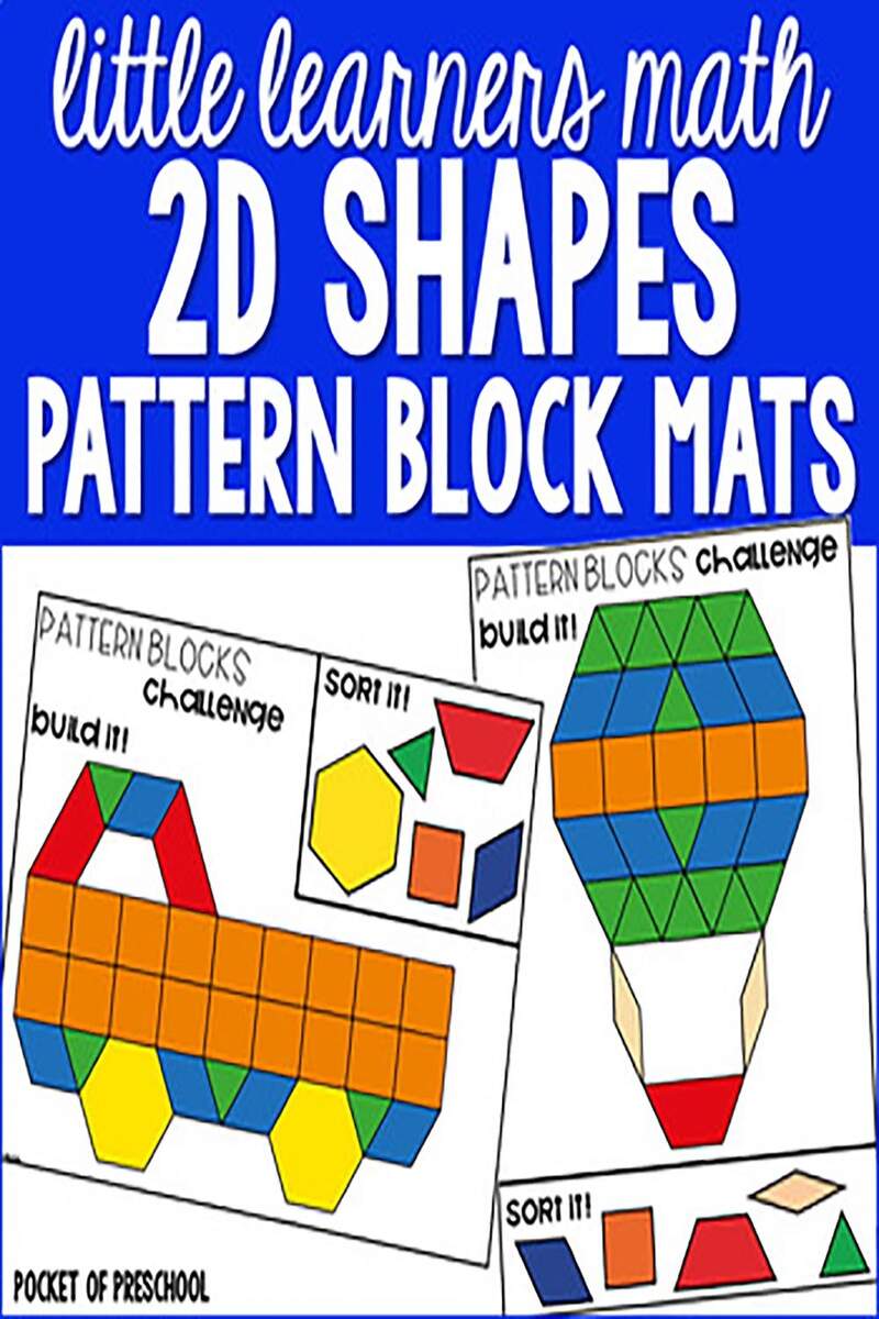 Pattern Block Mats 2D Shapes Sample Pack For Preschool Pre K And Kinder MasterBundles Pattern Block Mats 2D Shapes Sample Pack For Preschool Pre K And Kinder MasterBundles